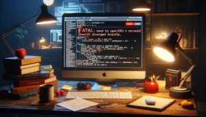 fatal: need to specify how to reconcile divergent branches