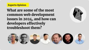What are some of the most common web development issues in 2024, and how can developers effectively troubleshoot them?