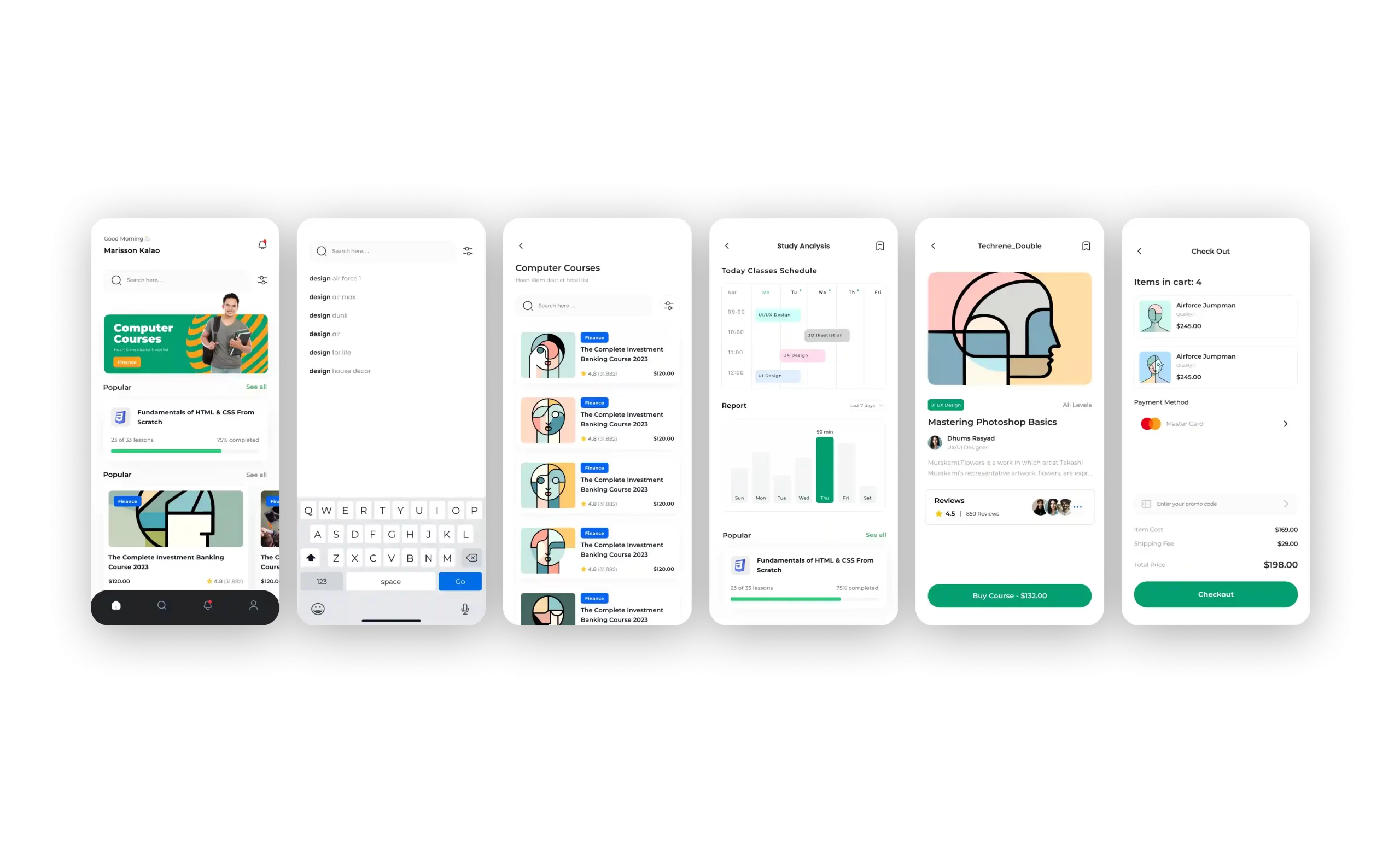 Online learning mobile app solution