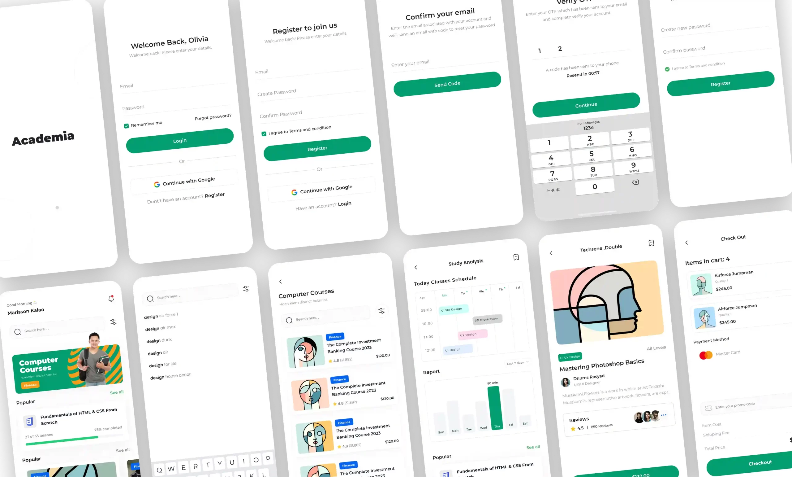Online learning mobile app solution